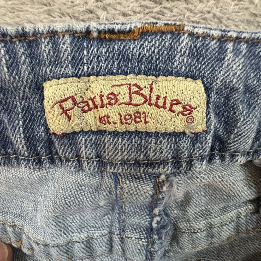 Paris Blues Juniors 5 (29x10) Blue Denim Jean Shorts Cutoff Stretch Y2K SEE DESC